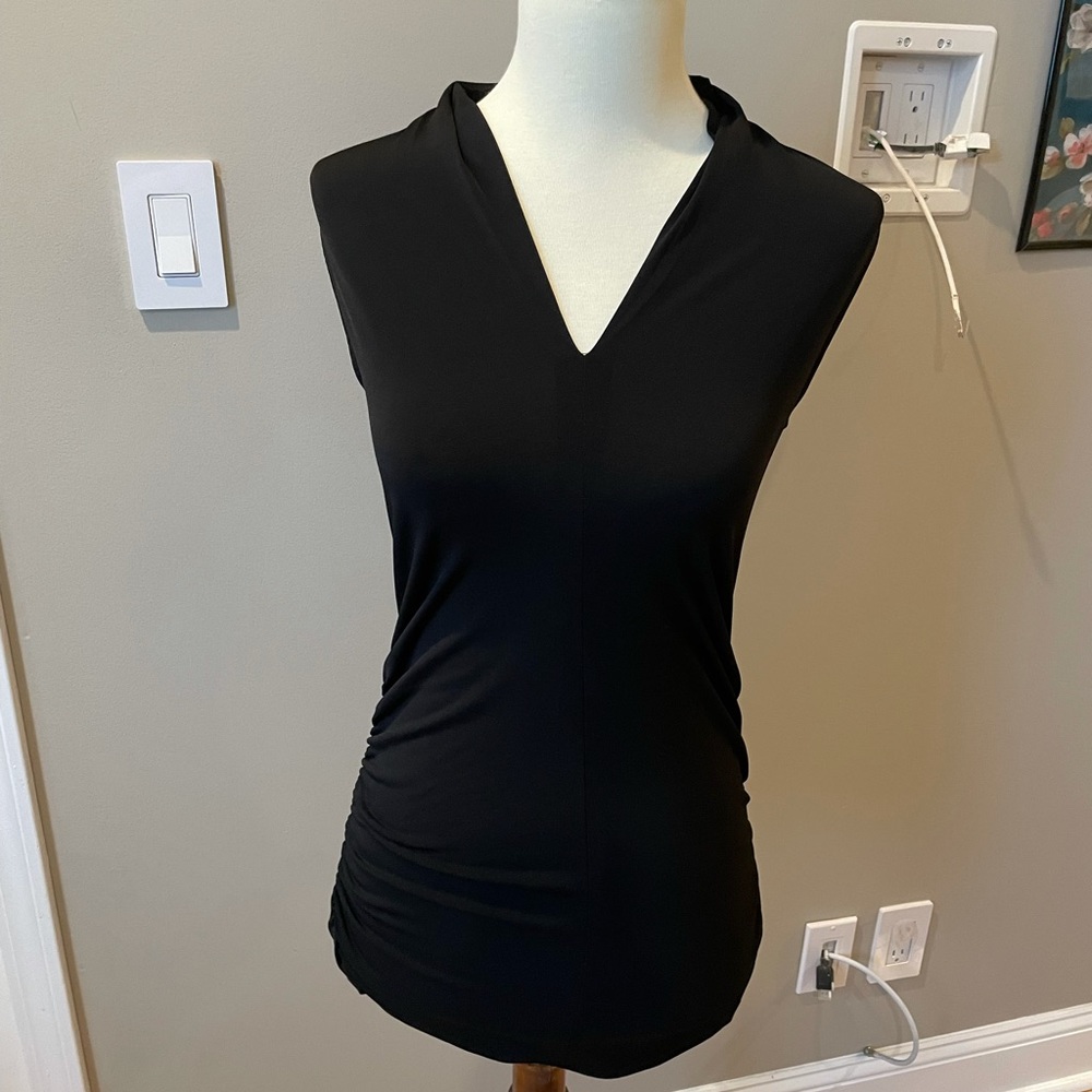 A Pea in the Pod Maternity Sleeveless Black Top, Size XS EUC